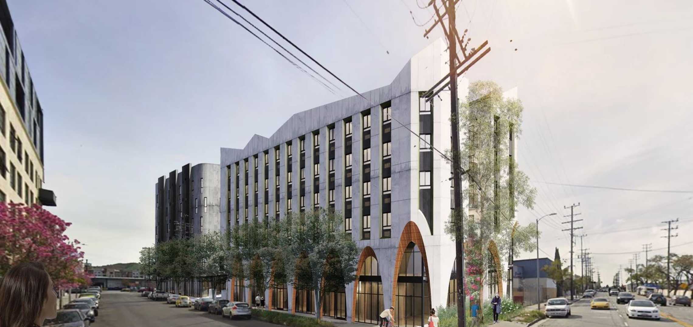 Hotelhousing complex unwrapped in Lincoln Heights Urbanize LA